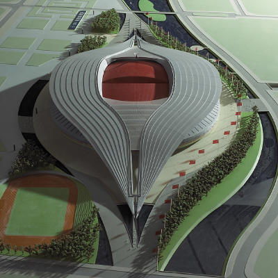 震撼 2008奥运会主体育场设计方案展示 一
